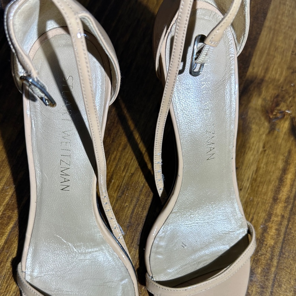 Stuart Weitzman Blush Strap Heels - image 3